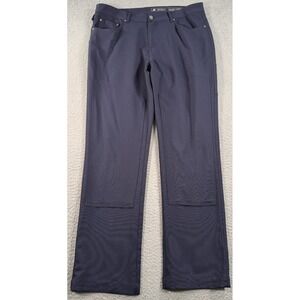 Woolly Longhaul Merino Pants Mens 34x30 Blue Chino Stretch Workwear Double Knee